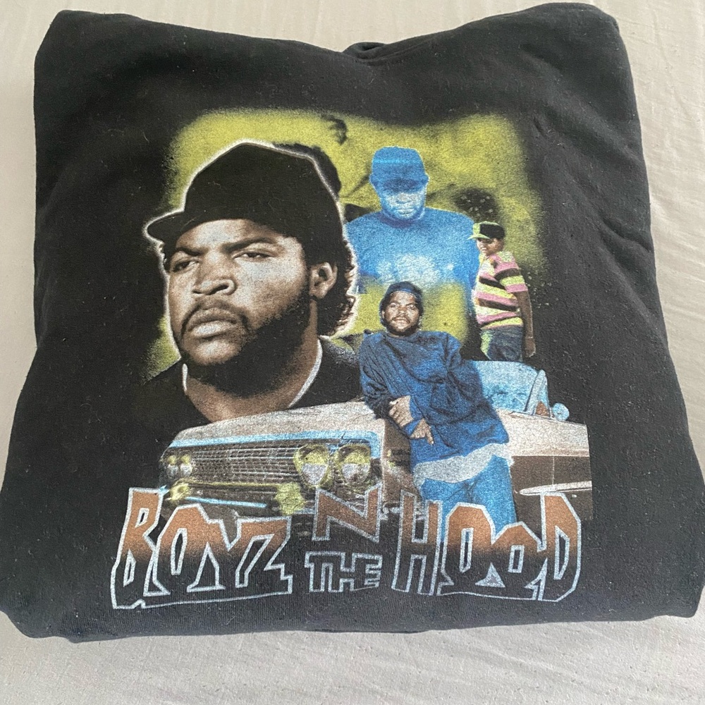 BOYZ N THE HOOD . HOODIE. BLACK. XL.